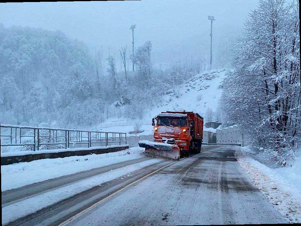 В горном кластере Сочи ожидается сильный снег