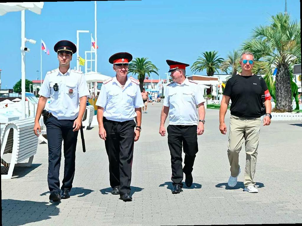 Казаки в Сочи: 40 тысяч патрульных выходов в 2025 году