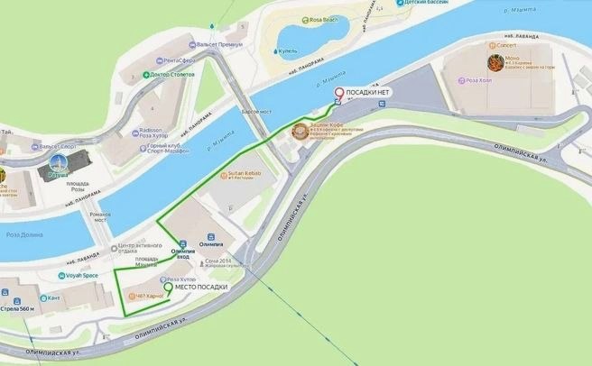 Новая остановка для автобуса №500 в Олимпийском парке Сочи