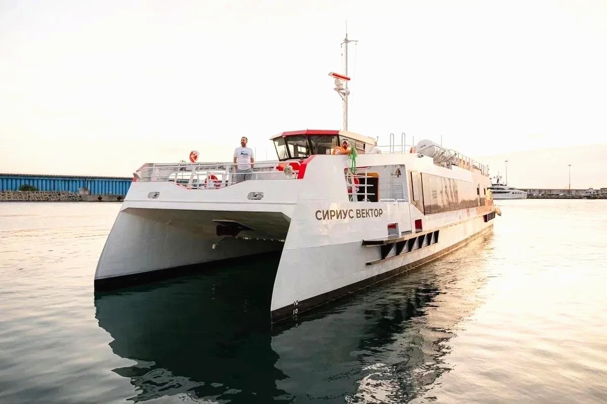 Скоростной катамаран на 200 пассажиров планируют запустить между Сочи и «Сириусом»